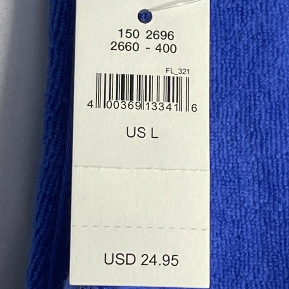 aerie Offline Summer Lights Terry Sports Bra Blue Size XL Comfy Elastic Workout - Picture 5 of 12